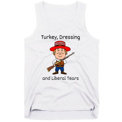 Donald Trump Won Thanksgiving Turkey Dressing Liberal Tears Tank Top