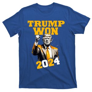 Donald Trump Won 2024 Election Inauguration T-Shirt