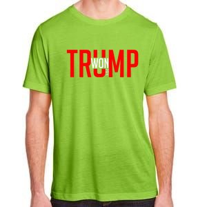 Donald Trump Won 2024 Election Inauguration Day Gift Adult ChromaSoft Performance T-Shirt