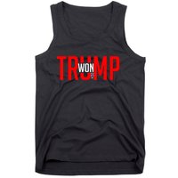 Donald Trump Won 2024 Election Inauguration Day Gift Tank Top