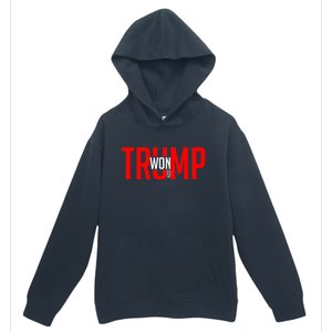 Donald Trump Won 2024 Election Inauguration Day Gift Urban Pullover Hoodie