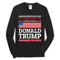 Donald Trump Won 2024 Election Inauguration January 20 2025 Tall Long Sleeve T-Shirt