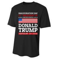 Donald Trump Won 2024 Election Inauguration January 20 2025 Performance Sprint T-Shirt