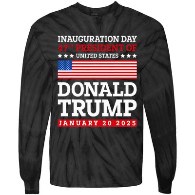 Donald Trump Won 2024 Election Inauguration January 20 2025 Tie-Dye Long Sleeve Shirt