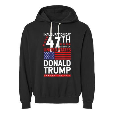 Donald Trump Won 2024 Election Inauguration Garment-Dyed Fleece Hoodie