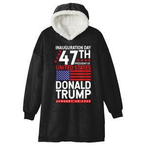 Donald Trump Won 2024 Election Inauguration Hooded Wearable Blanket