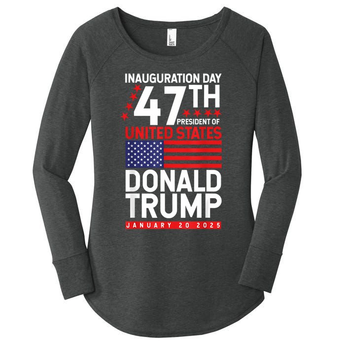 Donald Trump Won 2024 Election Inauguration Women's Perfect Tri Tunic Long Sleeve Shirt