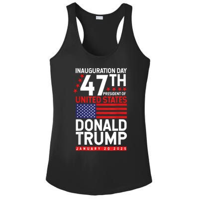 Donald Trump Won 2024 Election Inauguration Ladies PosiCharge Competitor Racerback Tank