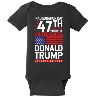 Donald Trump Won 2024 Election Inauguration Baby Bodysuit