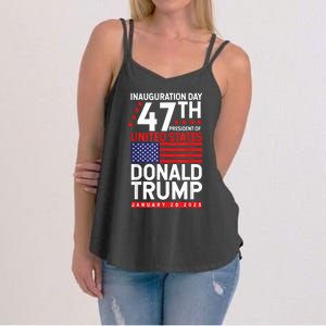 Donald Trump Won 2024 Election Inauguration Women's Strappy Tank