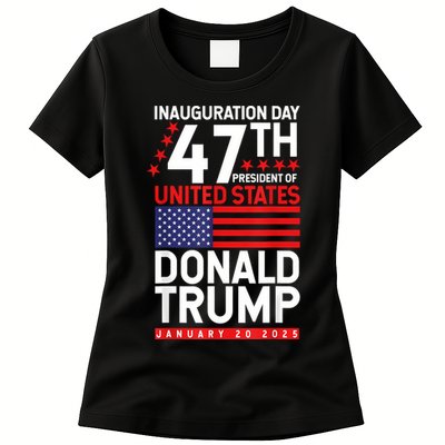 Donald Trump Won 2024 Election Inauguration Womens T-Shirt