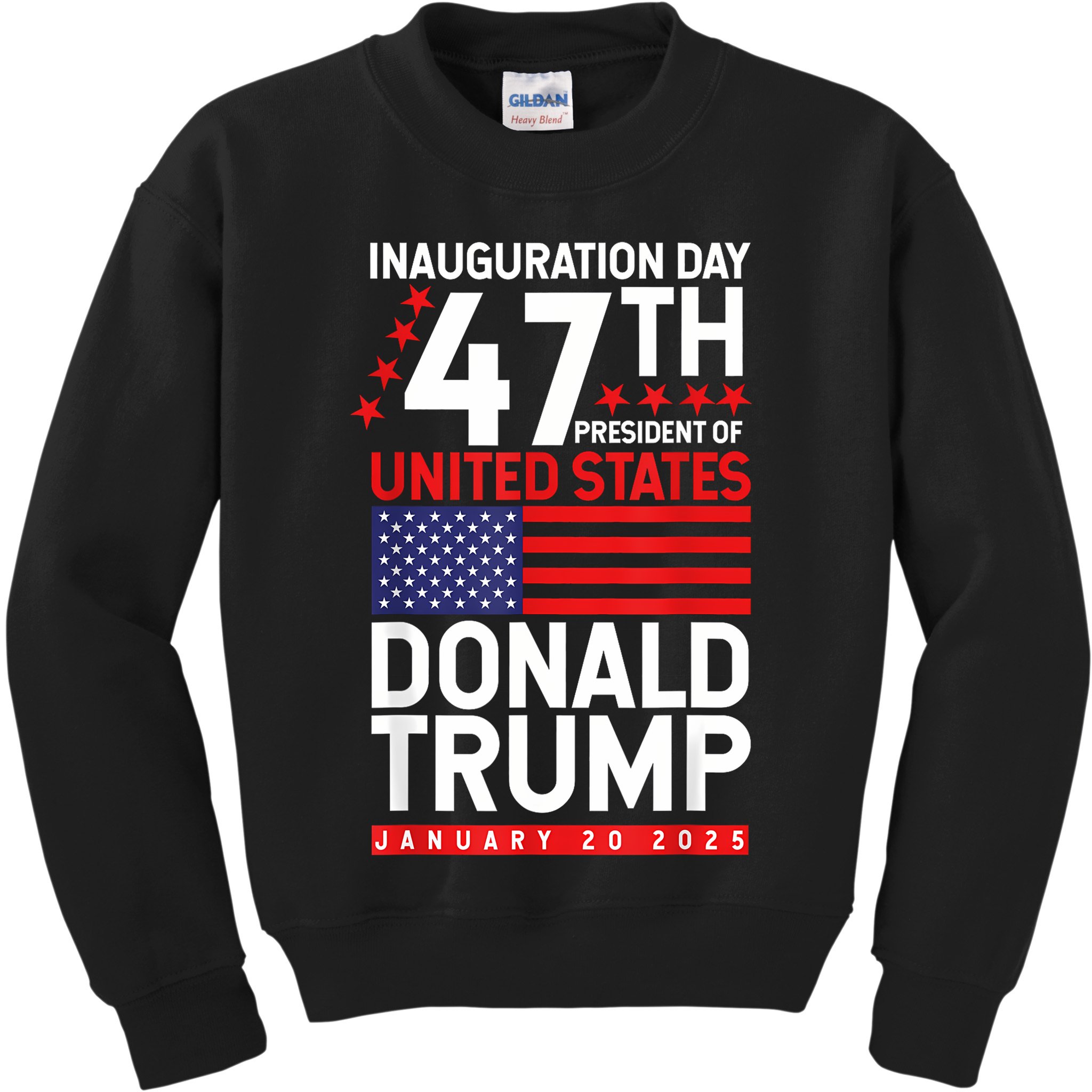 Donald Trump Won 2024 Election Inauguration Kids Sweatshirt