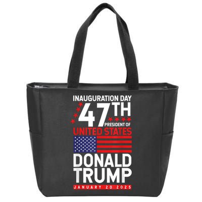 Donald Trump Won 2024 Election Inauguration Zip Tote Bag