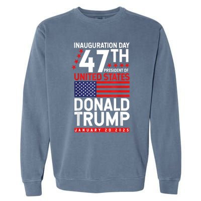 Donald Trump Won 2024 Election Inauguration Garment-Dyed Sweatshirt