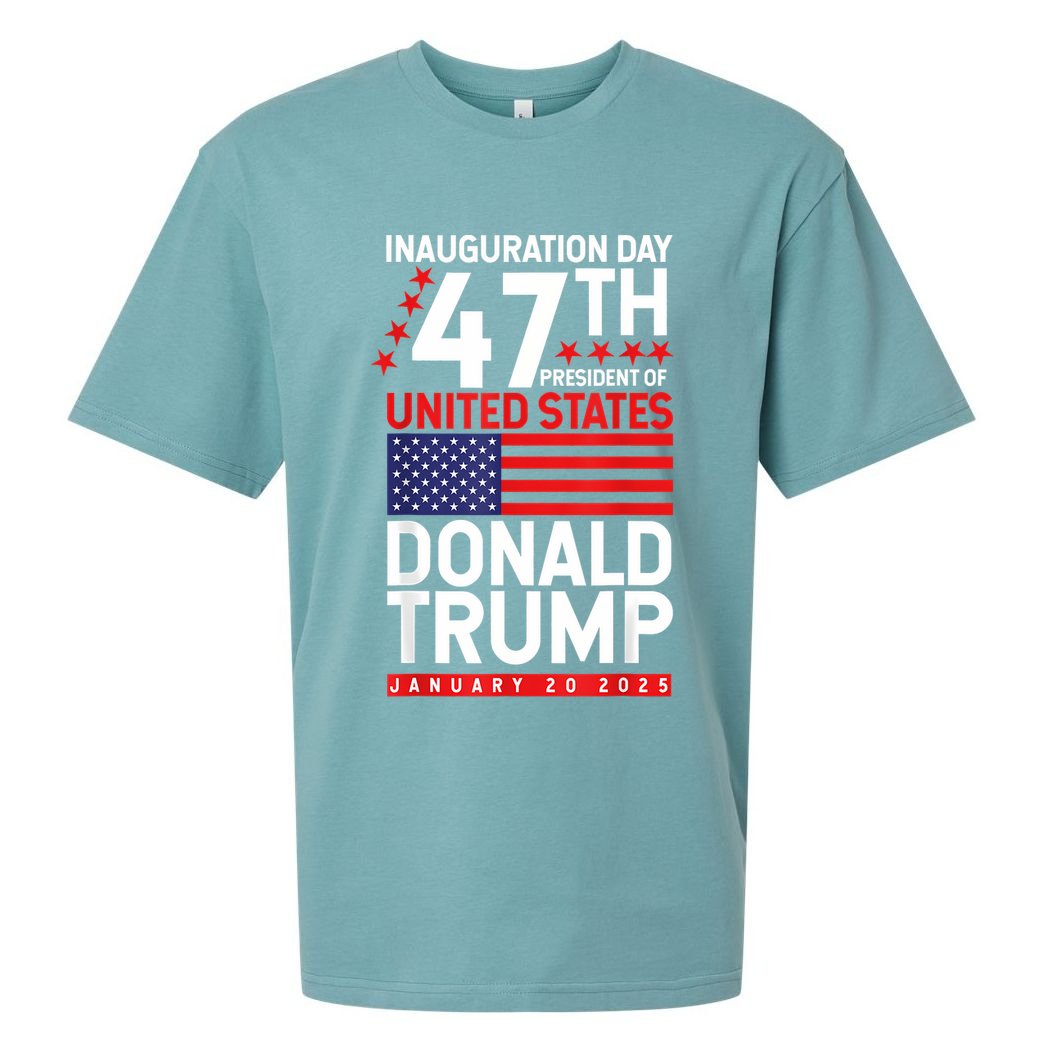 Donald Trump Won 2024 Election Inauguration Sueded Cloud Jersey T-Shirt