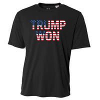 Donald Trump Won 2024 Election Republican Win Trump Won 2024 Cooling Performance Crew T-Shirt