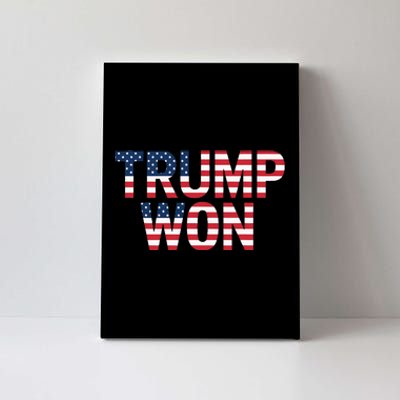 Donald Trump Won 2024 Election Republican Win Trump Won 2024 Canvas