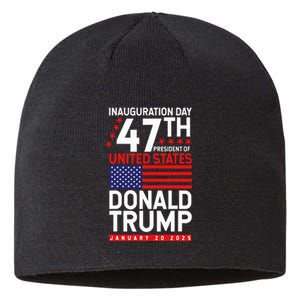 Donald Trump Won 2024 Election Inauguration Sustainable Beanie