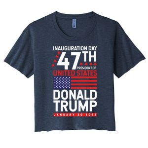 Donald Trump Won 2024 Election Inauguration Women's Crop Top Tee