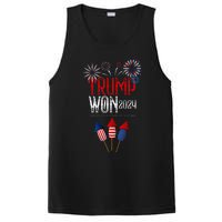 Donald Trump Won 2024 Election Inauguration PosiCharge Competitor Tank