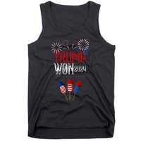 Donald Trump Won 2024 Election Inauguration Tank Top