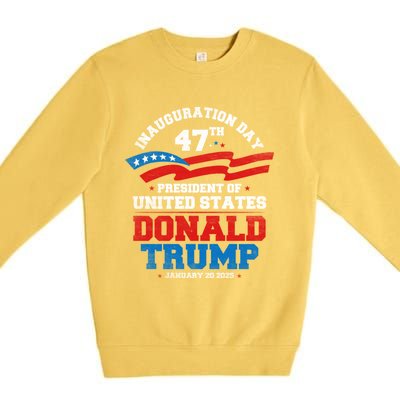 Donald Trump Won 2024 Election Inauguration Premium Crewneck Sweatshirt