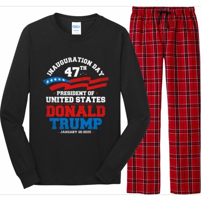 Donald Trump Won 2024 Election Inauguration Long Sleeve Pajama Set