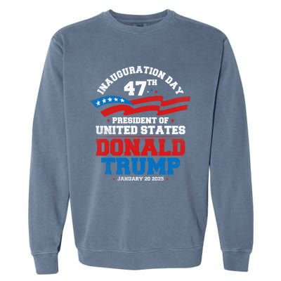 Donald Trump Won 2024 Election Inauguration Garment-Dyed Sweatshirt