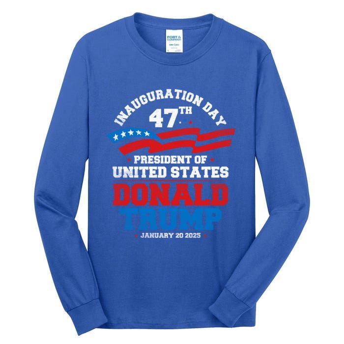 Donald Trump Won 2024 Election Inauguration Tall Long Sleeve T-Shirt