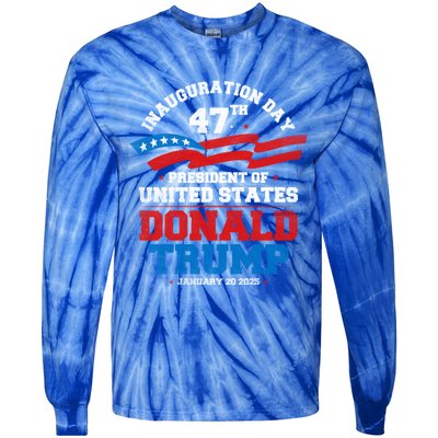 Donald Trump Won 2024 Election Inauguration Tie-Dye Long Sleeve Shirt