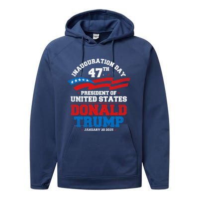 Donald Trump Won 2024 Election Inauguration Performance Fleece Hoodie