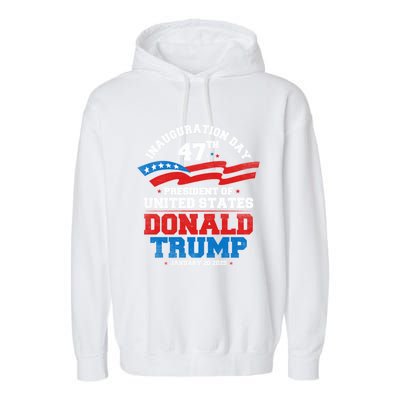 Donald Trump Won 2024 Election Inauguration Garment-Dyed Fleece Hoodie