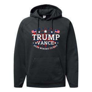 Donald Trump Won 2024 Election Inauguration Performance Fleece Hoodie