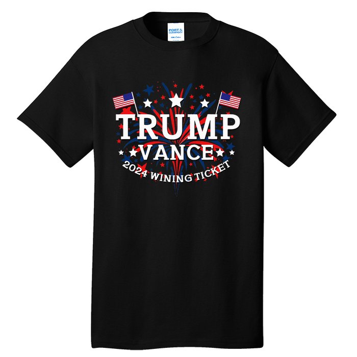 Donald Trump Won 2024 Election Inauguration Tall T-Shirt