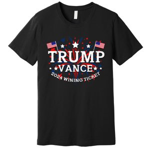 Donald Trump Won 2024 Election Inauguration Premium T-Shirt