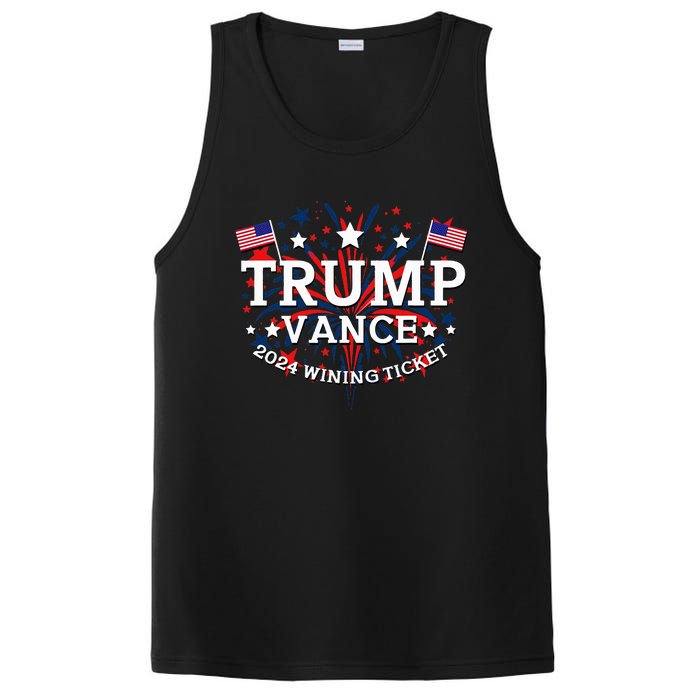 Donald Trump Won 2024 Election Inauguration PosiCharge Competitor Tank