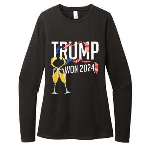 Donald Trump Won 2024 Election Inauguration Womens CVC Long Sleeve Shirt