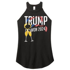 Donald Trump Won 2024 Election Inauguration Women's Perfect Tri Rocker Tank