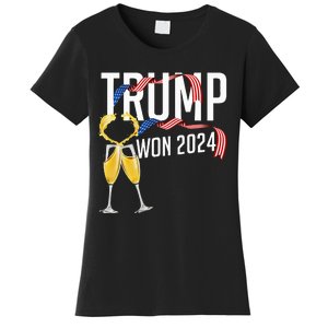 Donald Trump Won 2024 Election Inauguration Women's T-Shirt