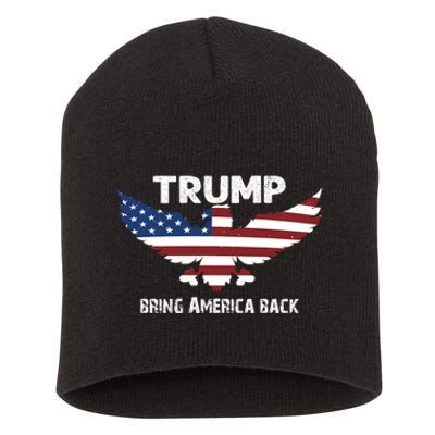 Donald Trump Will Bring America Back | 2024 Short Acrylic Beanie