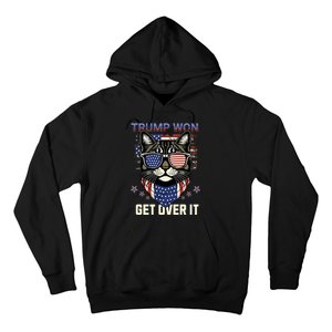 Donald Trump Won 2024 Election Cats For Trump Hoodie