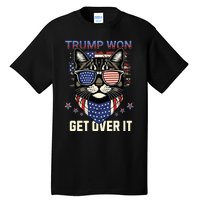 Donald Trump Won 2024 Election Cats For Trump Tall T-Shirt