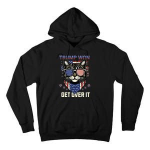 Donald Trump Won 2024 Election Cats For Trump Tall Hoodie