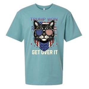 Donald Trump Won 2024 Election Cats For Trump Sueded Cloud Jersey T-Shirt