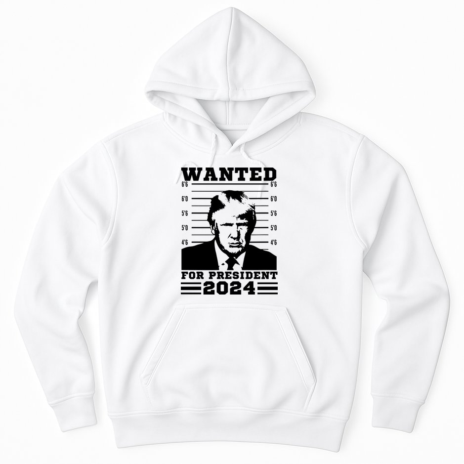 Donald Trump Wanted For President 2024 President Trump Mugshot. Hoodie