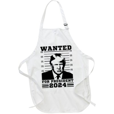 Donald Trump Wanted For President 2024 President Trump Mugshot. Apron