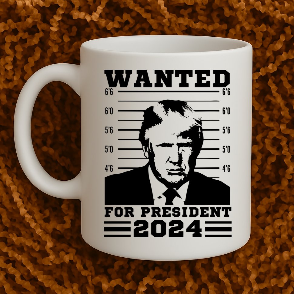 Donald Trump Wanted For President 2024 President Trump Mugshot. Mug