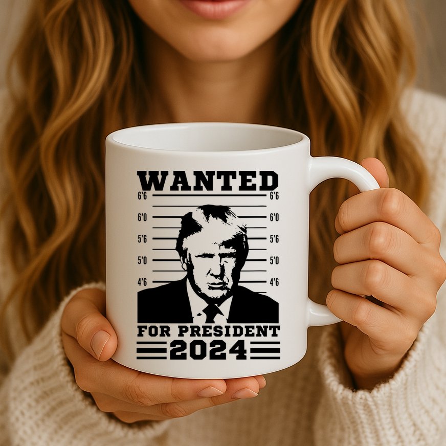 Donald Trump Wanted For President 2024 President Trump Mugshot. Mug