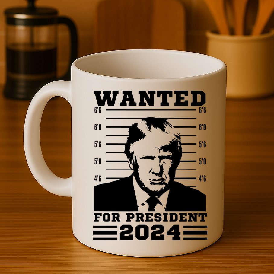 Donald Trump Wanted For President 2024 President Trump Mugshot. Mug