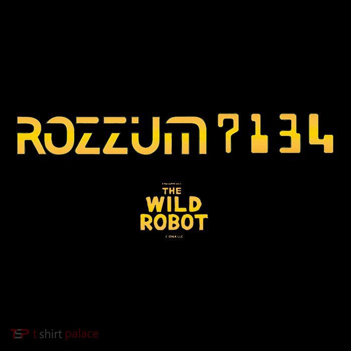 Dreamworks The Wild Robot Rozzum 7134 Tall T-Shirt